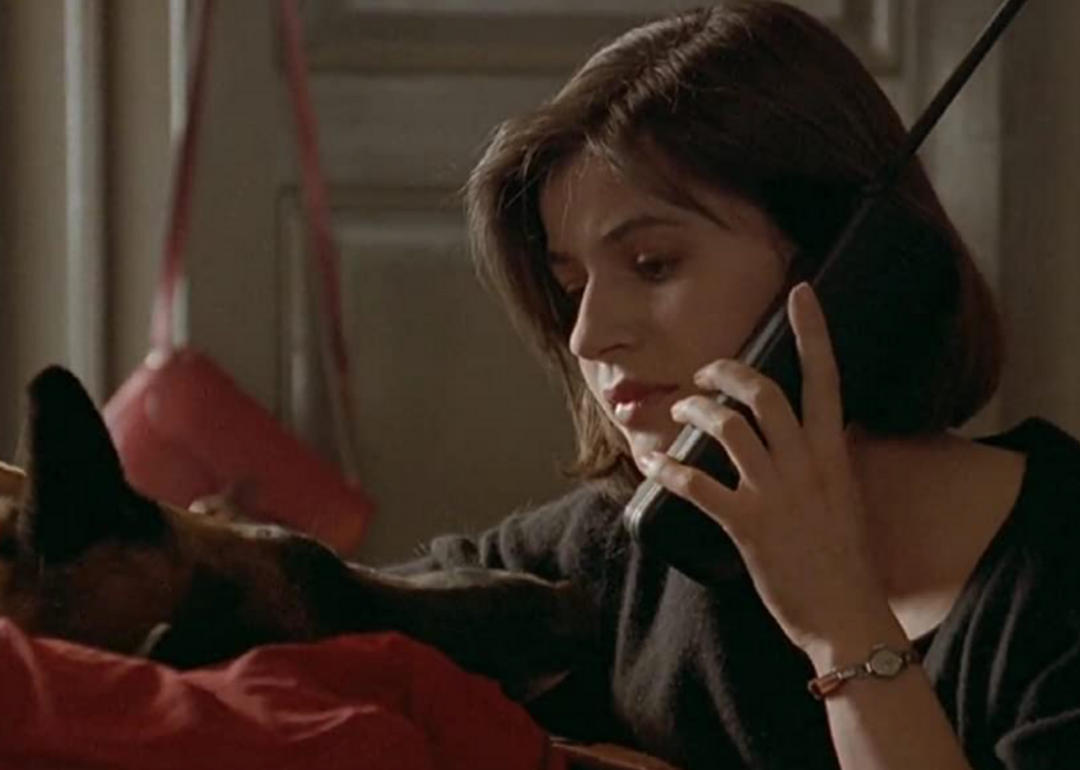 Irène Jacob in a scene from Three Colors: Red.