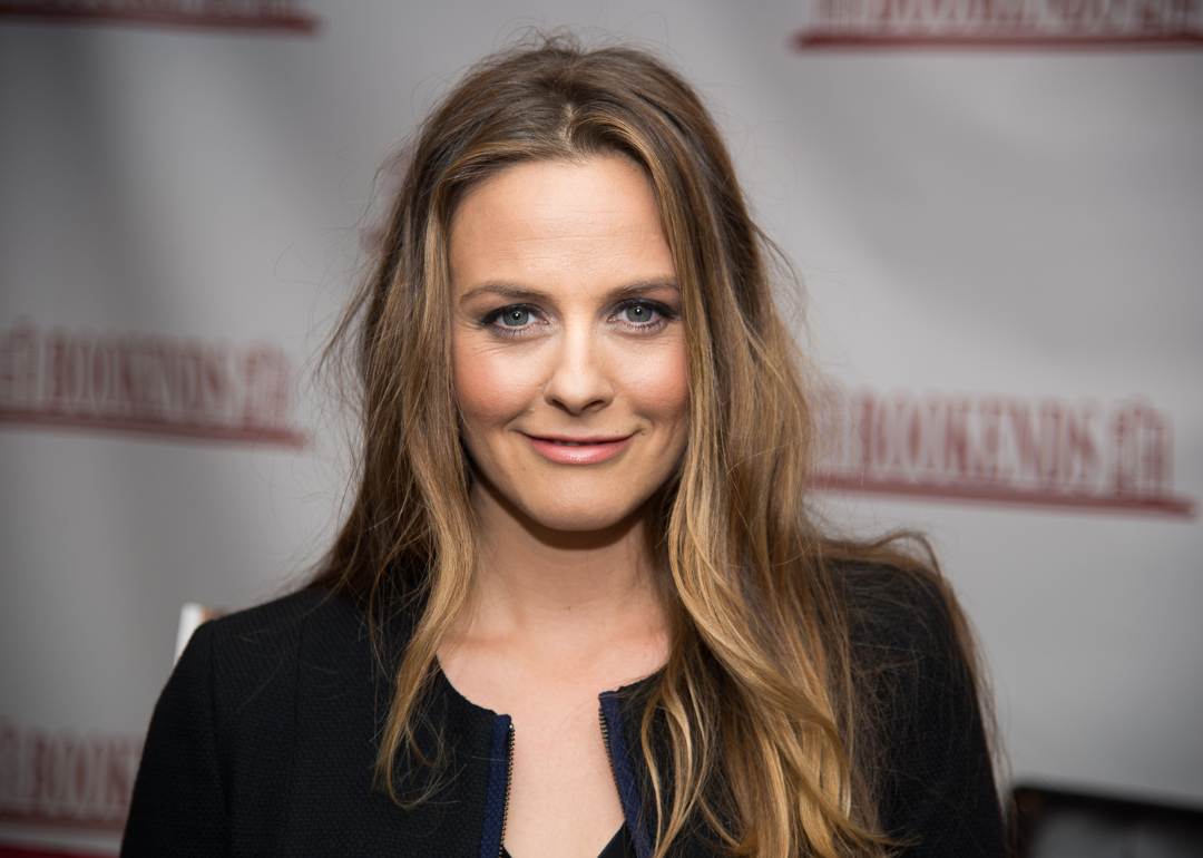 Alicia Silverstone at a book signing event.