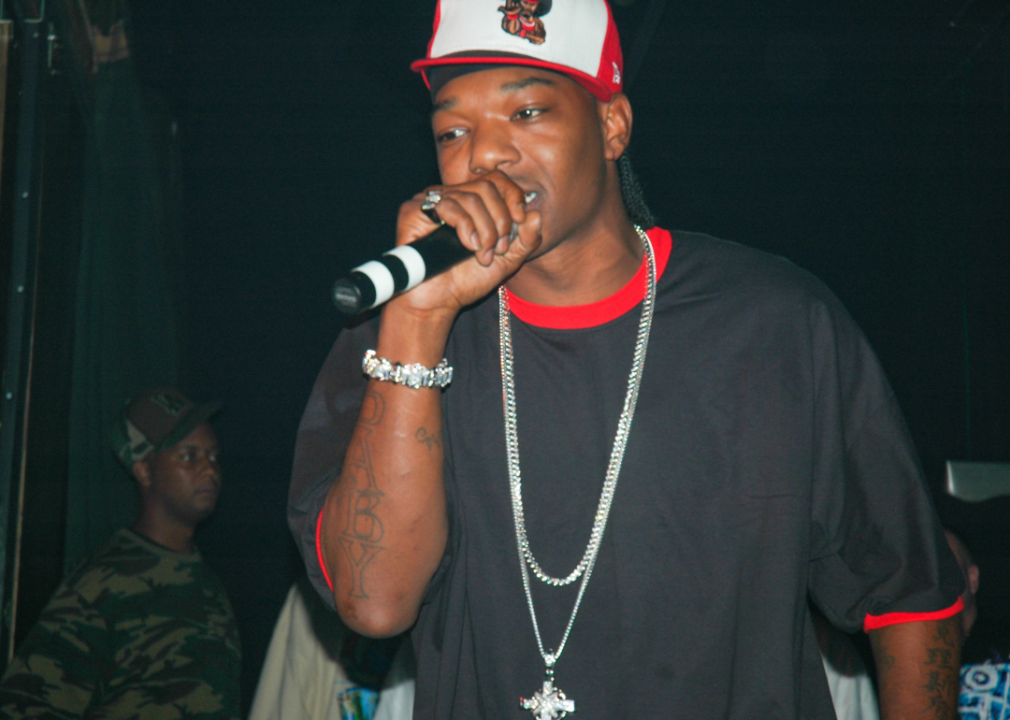 Bling B.G. performing.