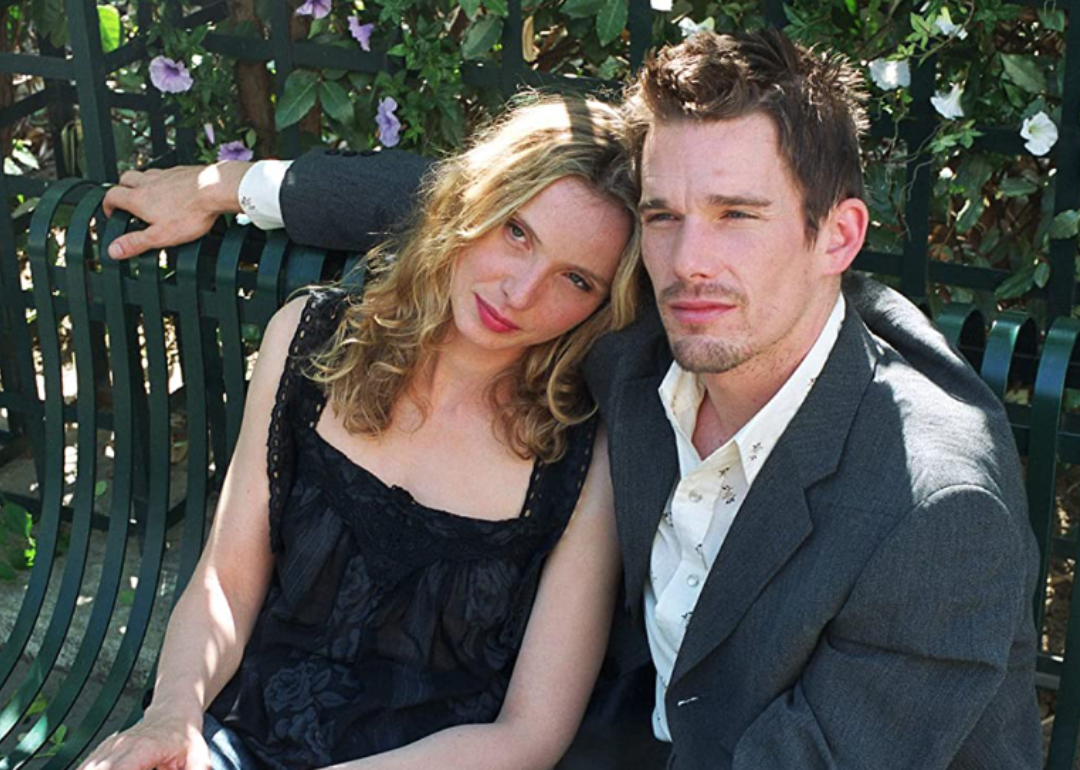 Ethan Hawke and Julie Delpy in a scene from ‘Before Sunset’