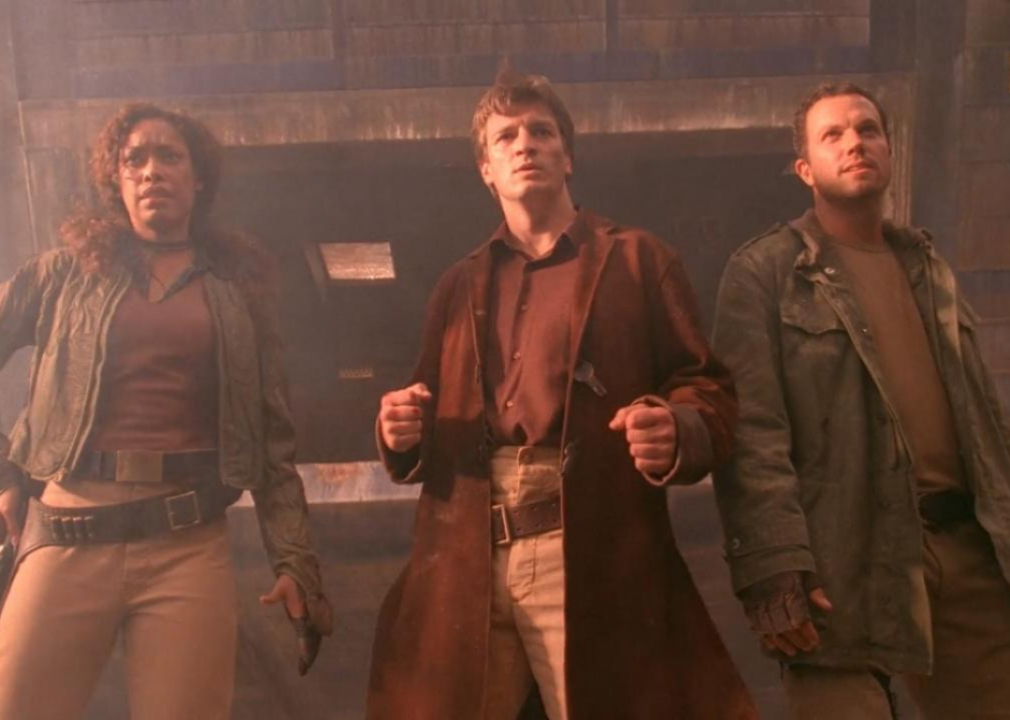 Three actors in an episode of ‘Firefly.’