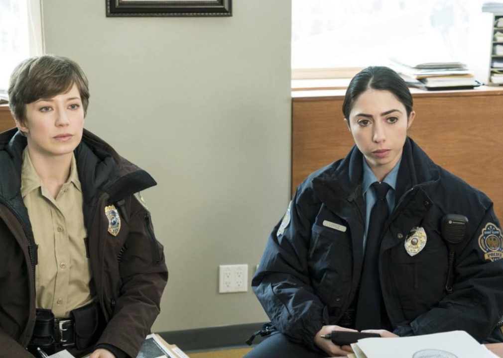 Two actors in a scene from ‘Fargo.’