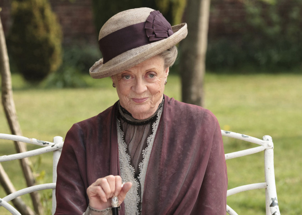 Maggie Smith in a scene from ‘Downton Abbey’.