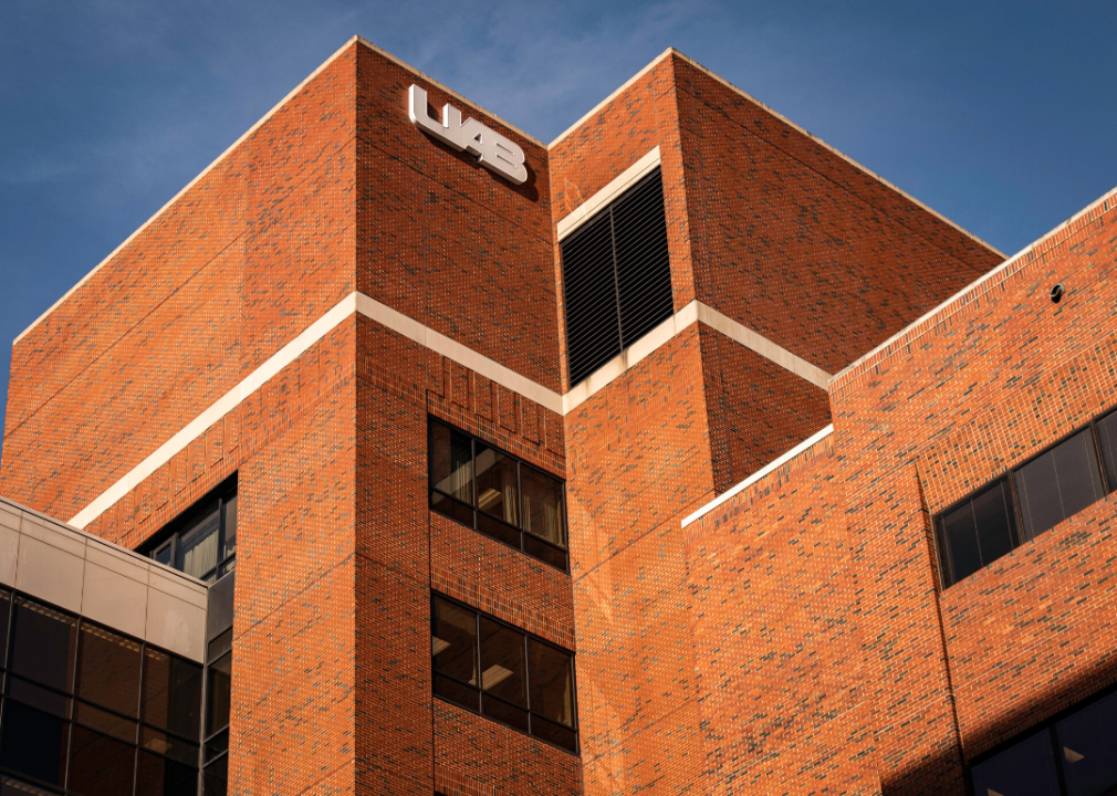 A red brick building at UAB.