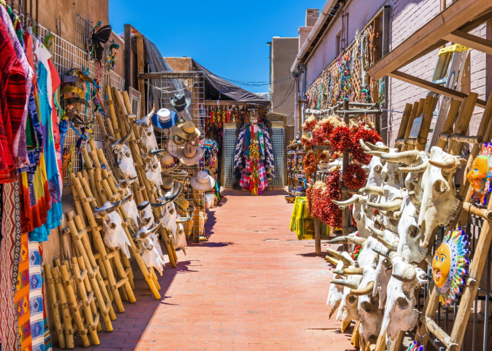 A small market in Santa Fe.