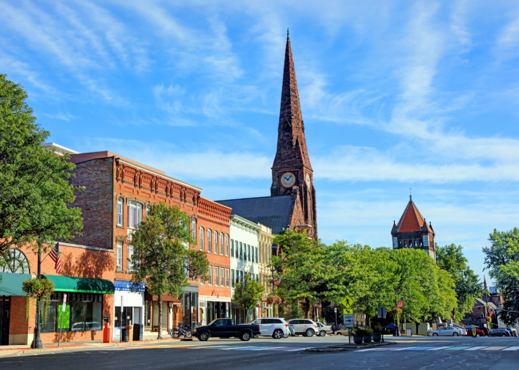 Downtown Northampton, MA.