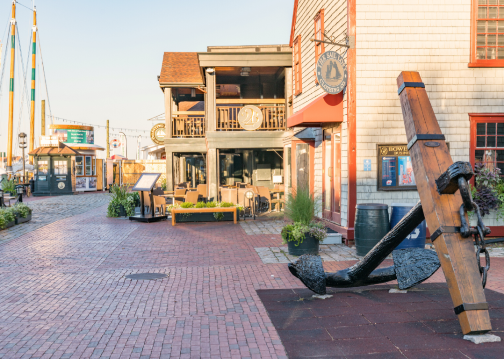 Small stores in Rhode Island.