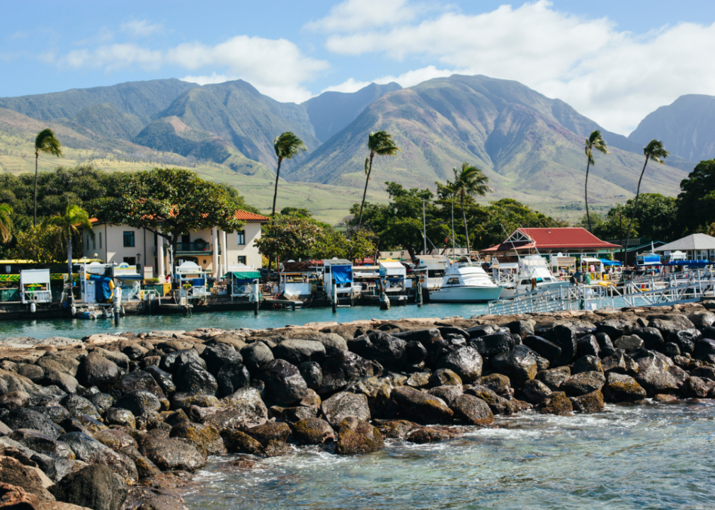 Lahaina Harbor in Hawai‘i.