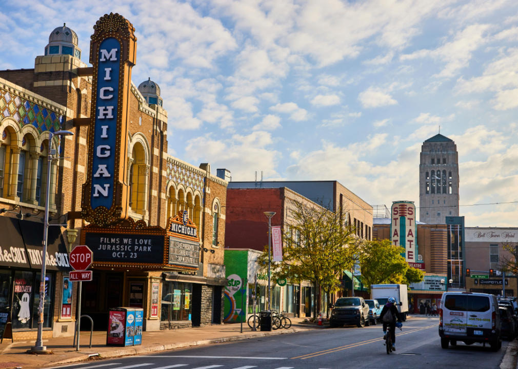 Downtown Ann Arbor, MI.