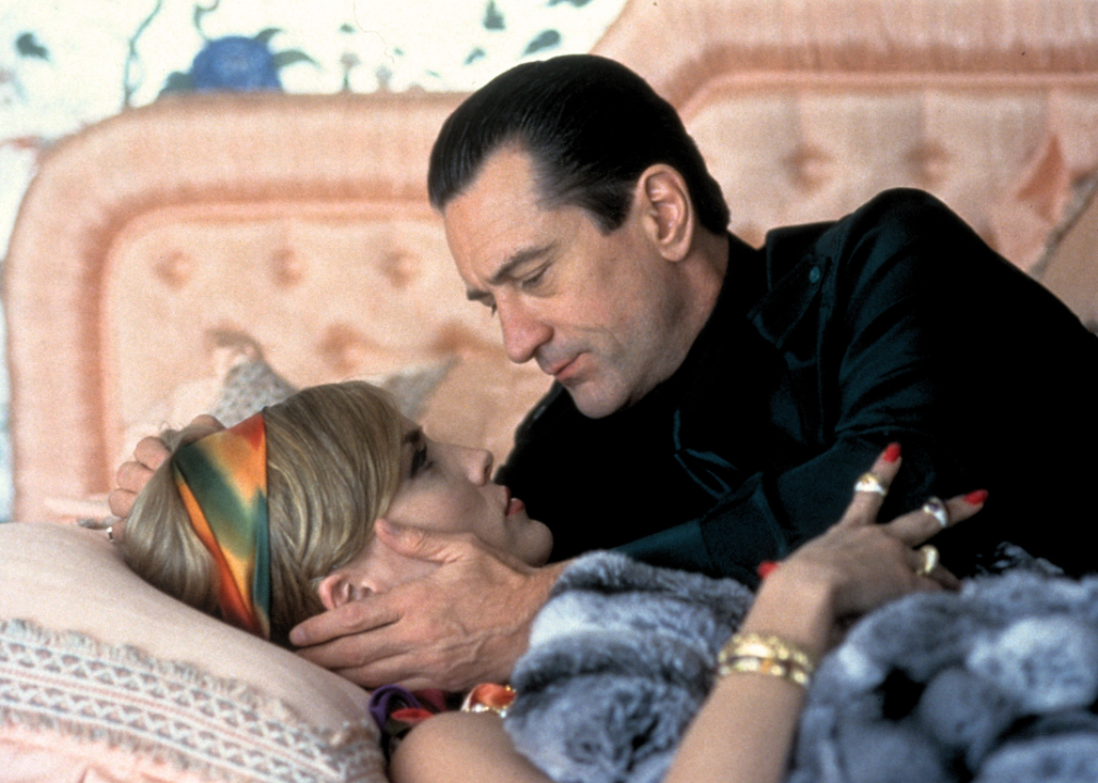 Sharon Stone and Robert Deniro in a scene from "Casino."