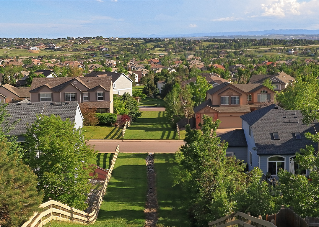 Homes in Centennial.