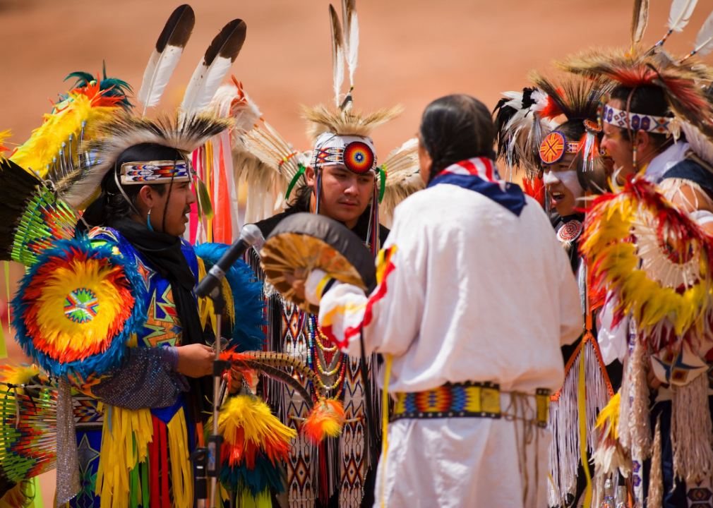 Group of dancers at an event.