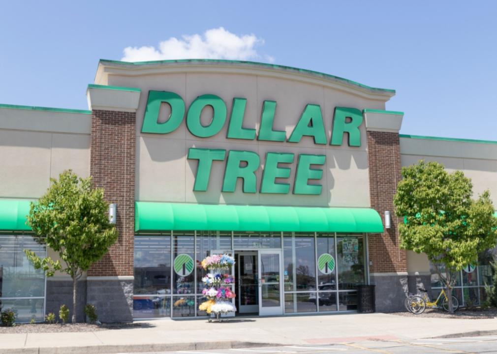 The outside of a Dollar Tree store.