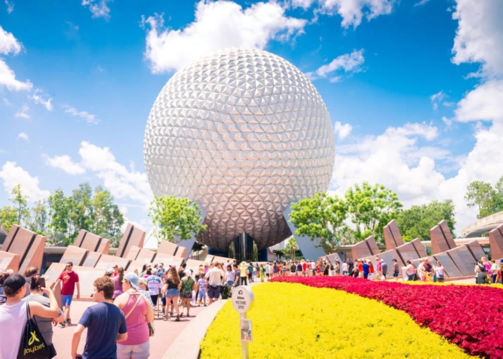 Epcot Center entrance.