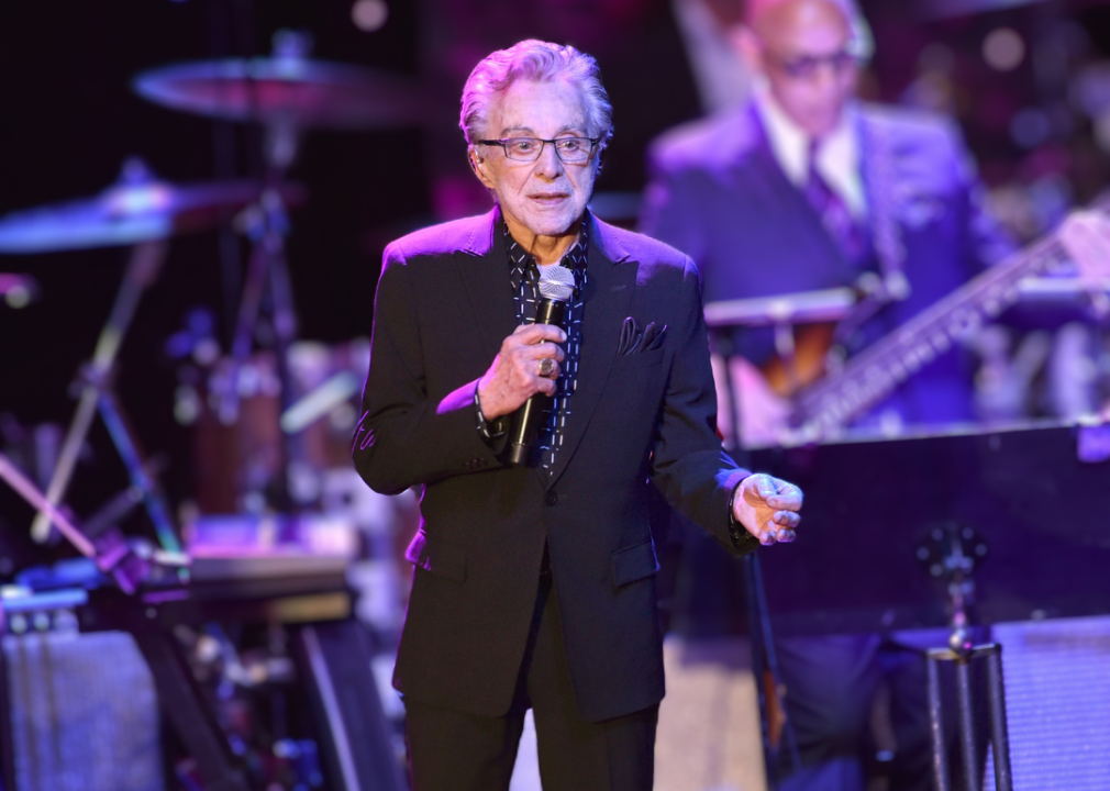Frankie Valli performs onstage during the Pre-GRAMMY Gala in 2023 in Los Angeles.