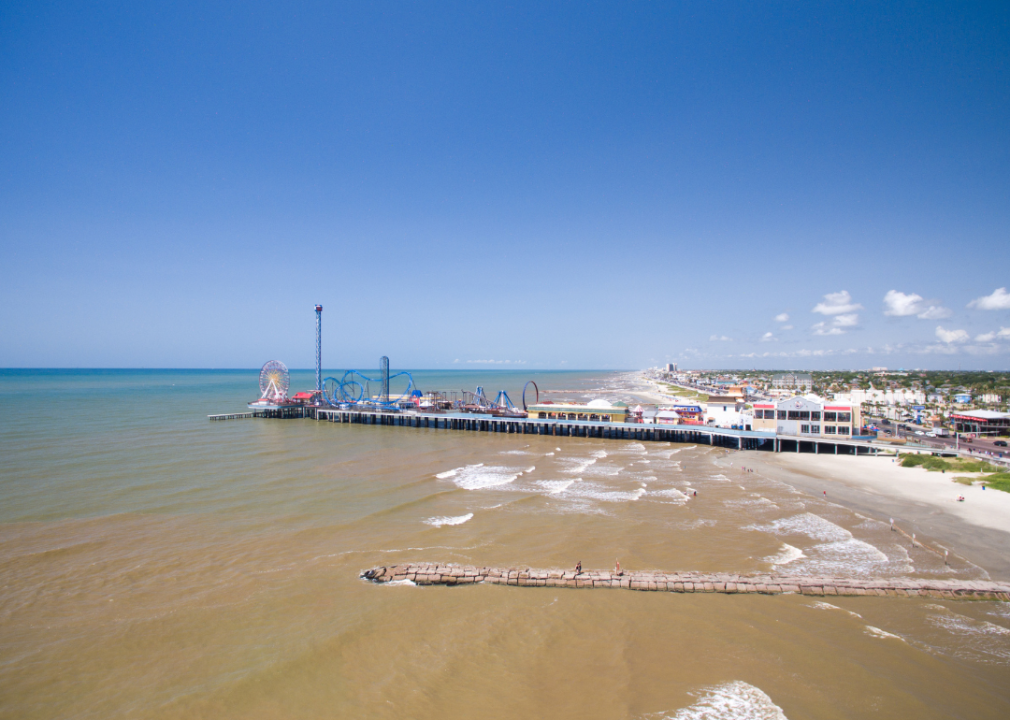View of a pleasure pier.