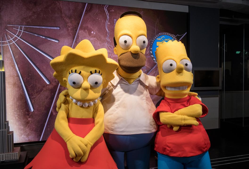 NEW YORK, NY - DECEMBER 17: Lisa Simpson visits The Empire State Building to celebrate the 30th anniversary of "The Simpsons" at The Empire State Building on December 17, 2018 in New York City. 