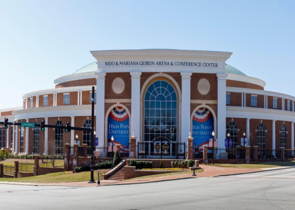 A conference center at High Point University.
