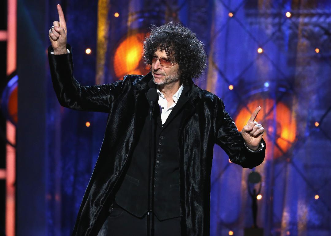 Howard Stern onstage at event.