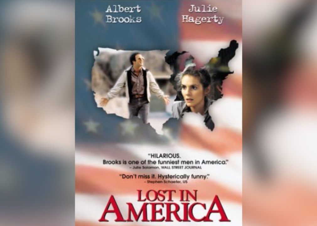 The movie poster for "Lost in America."