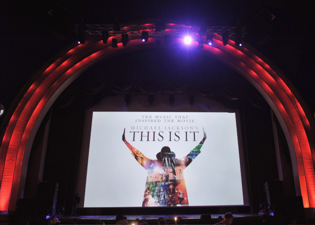 The cinema Le Grand Rex for the Michael Jackson 'This is it' Paris premiere in Paris.