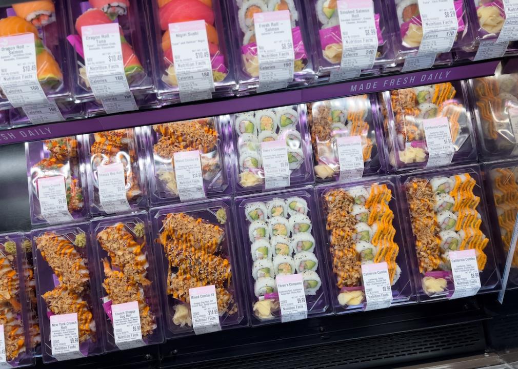 Grocery store sushi