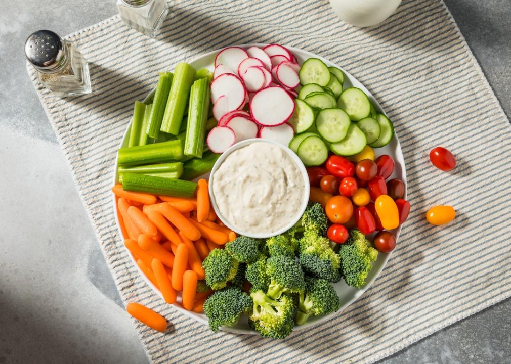 Vegetable tray