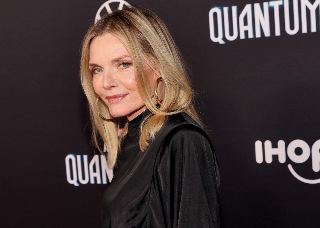 Michelle Pfeiffer attends a film premiere.