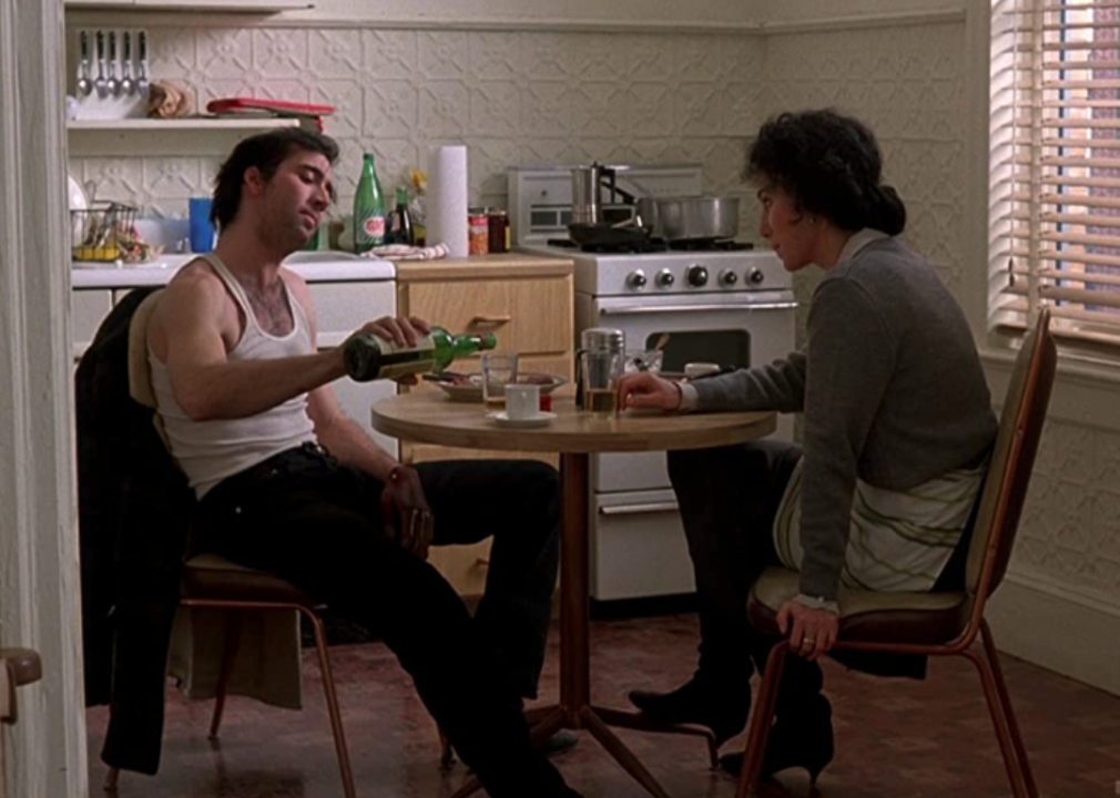 Nicolas Cage and Cher in a scene from "Moonstruck"