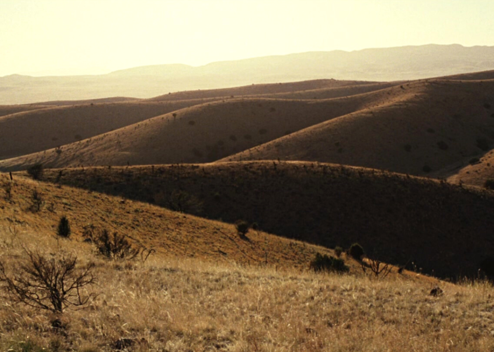 Rolling desert landscape of West Texas