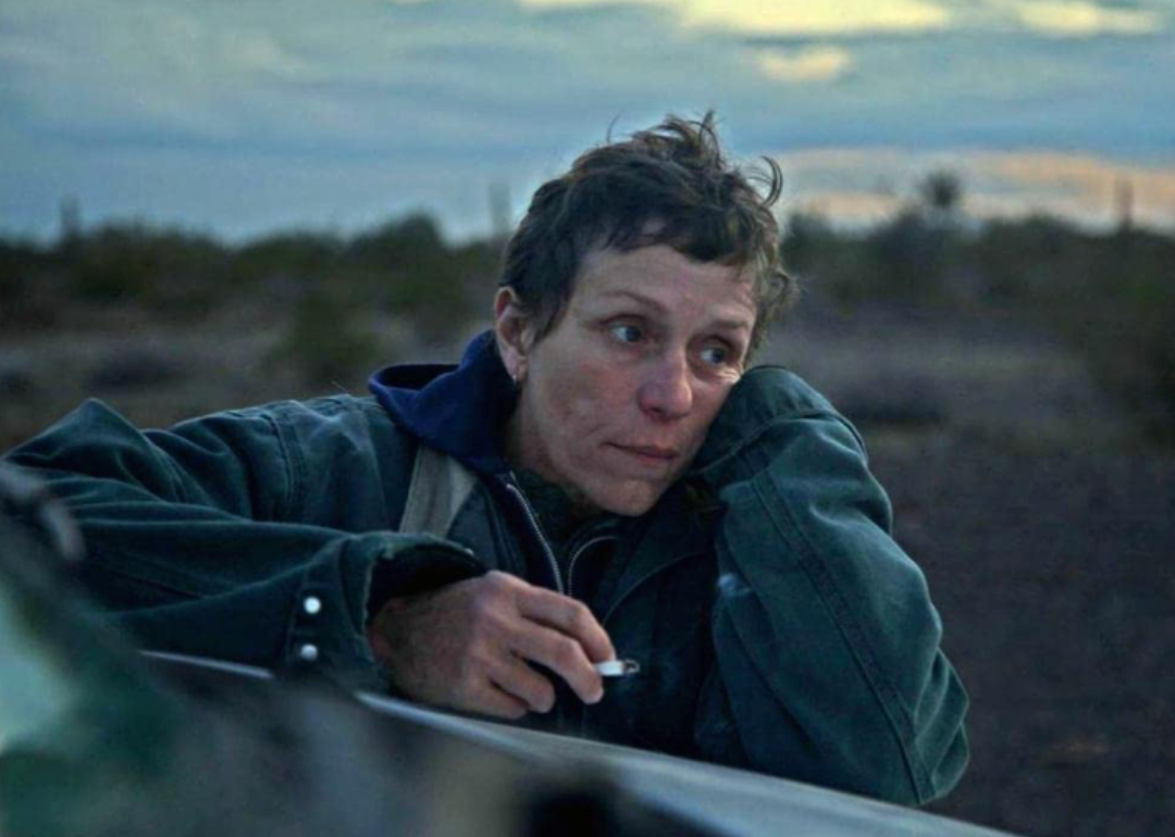 Frances McDormand in a scene from ’Nomadland’