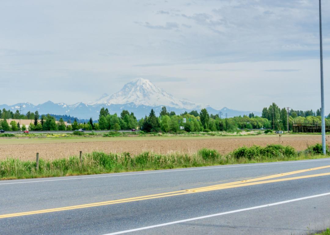 Mount Rainier view from Kent.