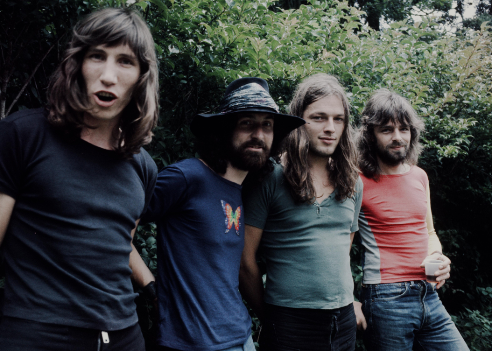 Pink Floyd in a publicity still from 1971.
