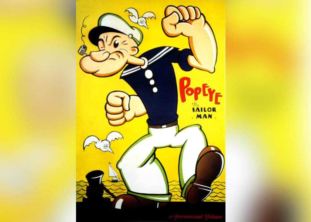 Popeye The Sailor Man, poster, 1930s. 
