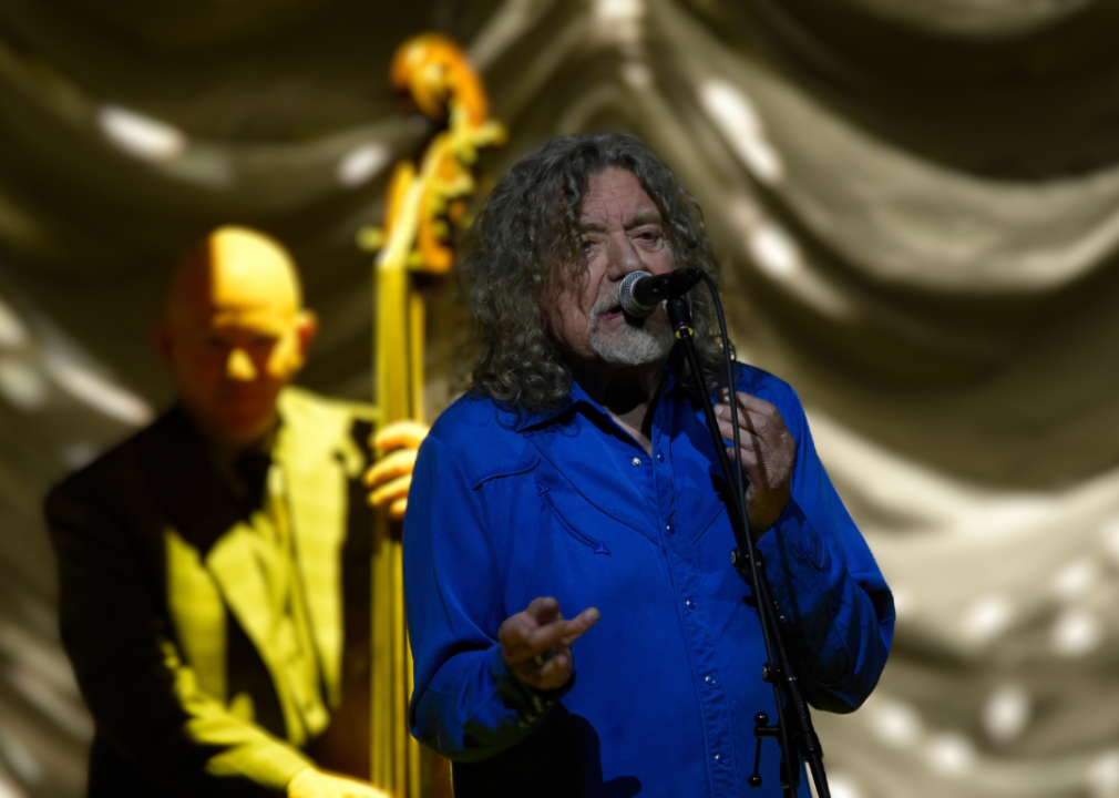 Robert Plant performs in 2023 in Louisville, Kentucky.