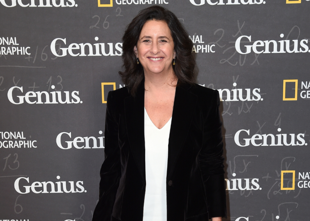 Gigi Pritzker attends the London Premiere Screening for National Geographic's “Genius