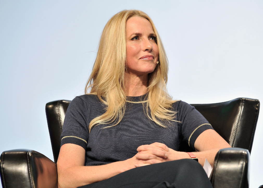 Laurene Powell Jobs speaks at event.