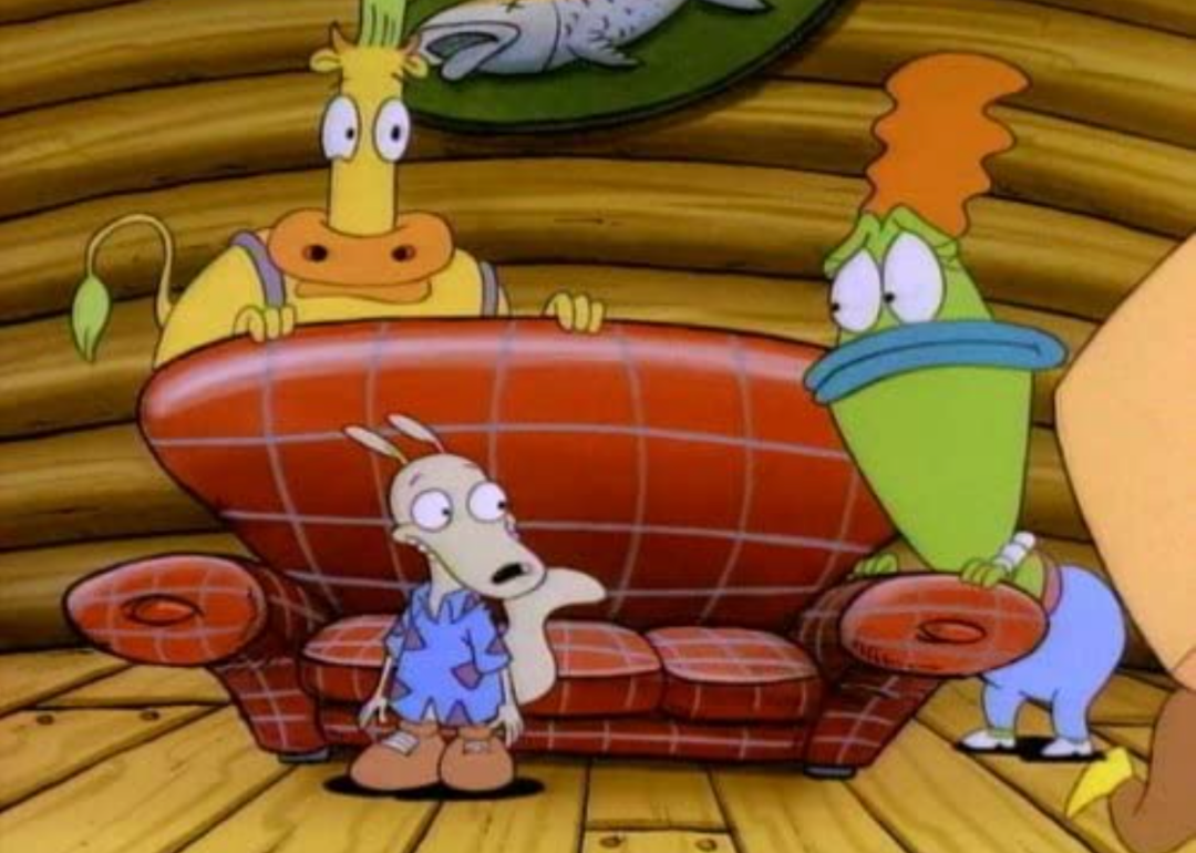 An animated still from ‘Rocko's Modern Life’.