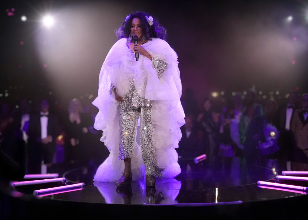 Diana Ross performs onstage at the Academy Museum of Motion Pictures 2nd Annual Gala at Academy Museum of Motion Pictures in 2022 in Los Angeles.