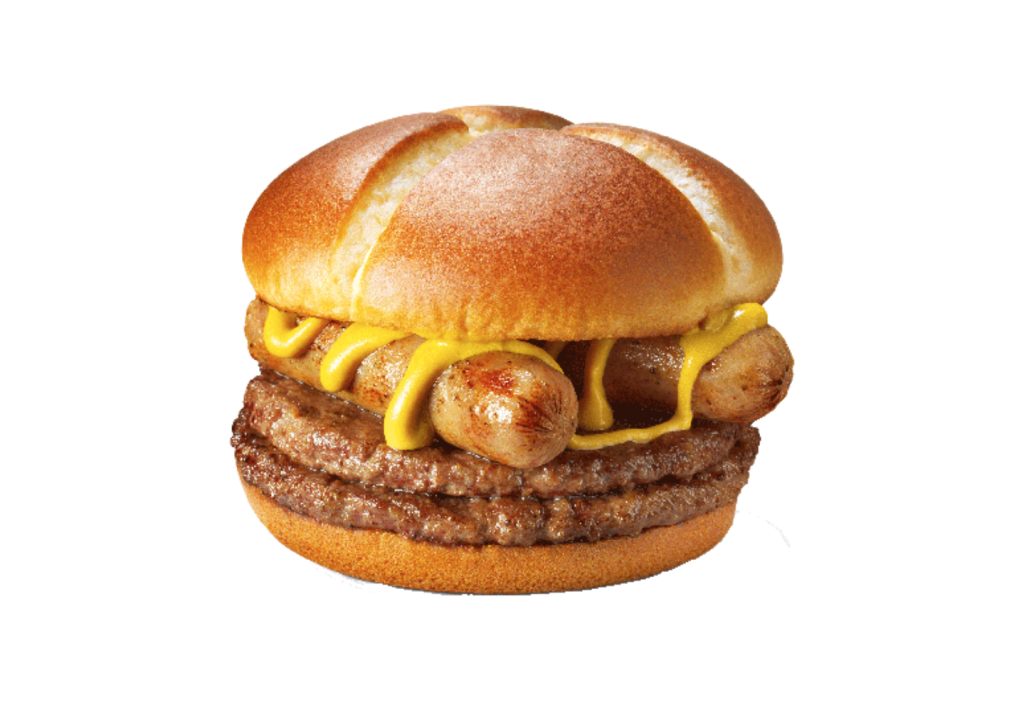 Double Sausage Burger