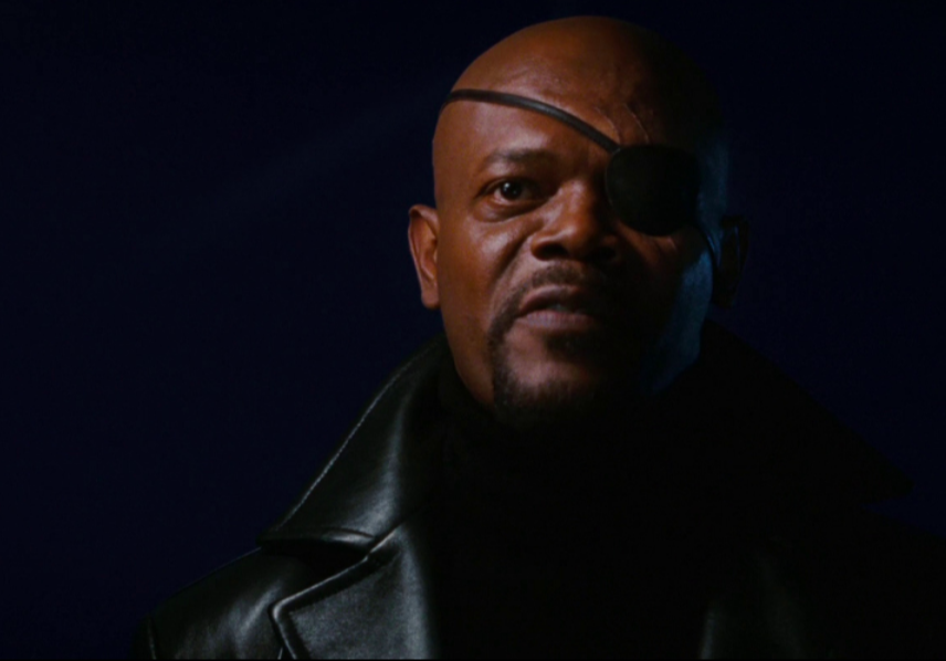 Samuel L. Jackson in a scene from "Iron Man"