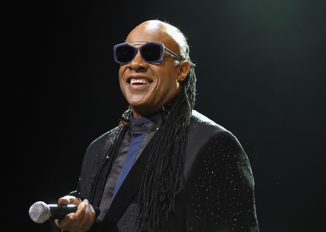 Stevie Wonder performs onstage during The Art of Elysium.