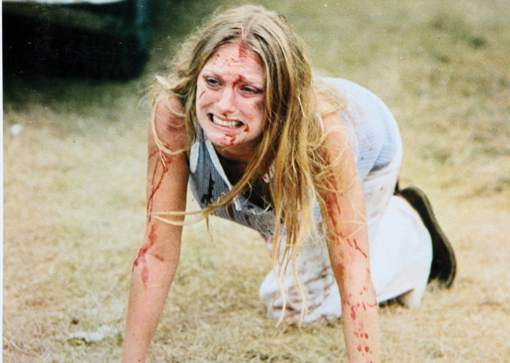 Marilyn Burns in a scene from "The Texas Chainsaw Massacre."