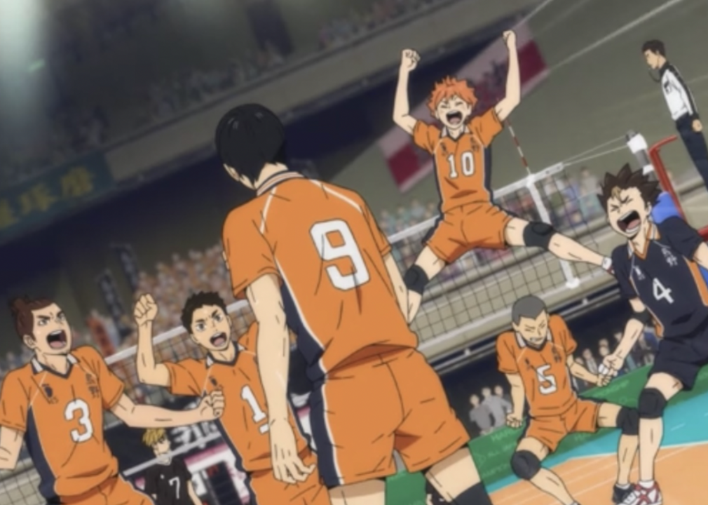 Yu Hayashi, Satoshi Hino, Nobuhiko Okamoto, Yoshimasa Hosoya, Ayumu Murase, and Kaito Ishikawa in Haikyuu!!