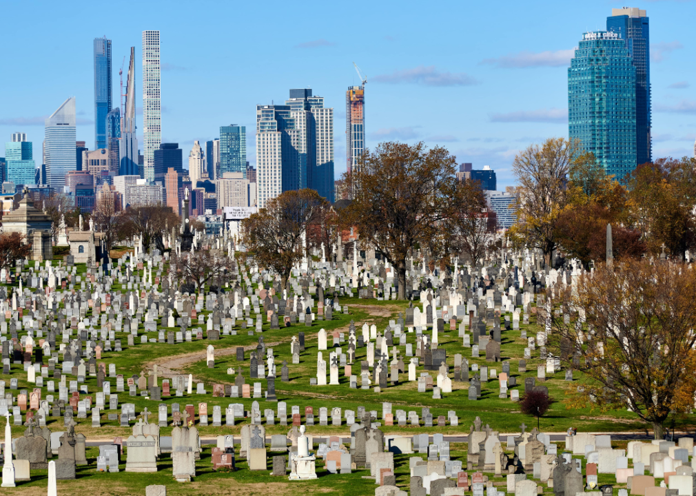Calvary Cemetery in Queens