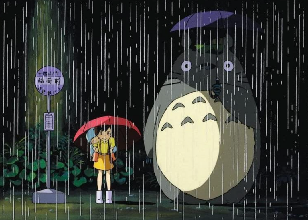 Noriko Hidaka, Chika Sakamoto, and Hitoshi Takagi in My Neighbor Totoro.