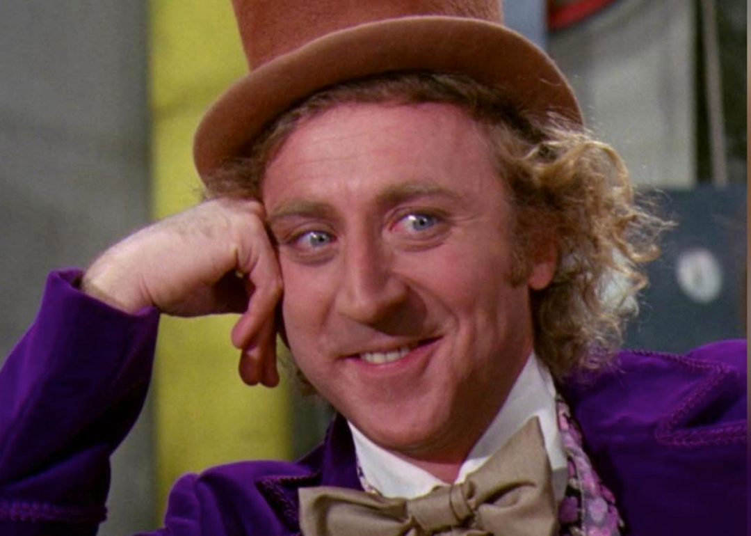 Will Wonka looking condescendingly at the camera.
