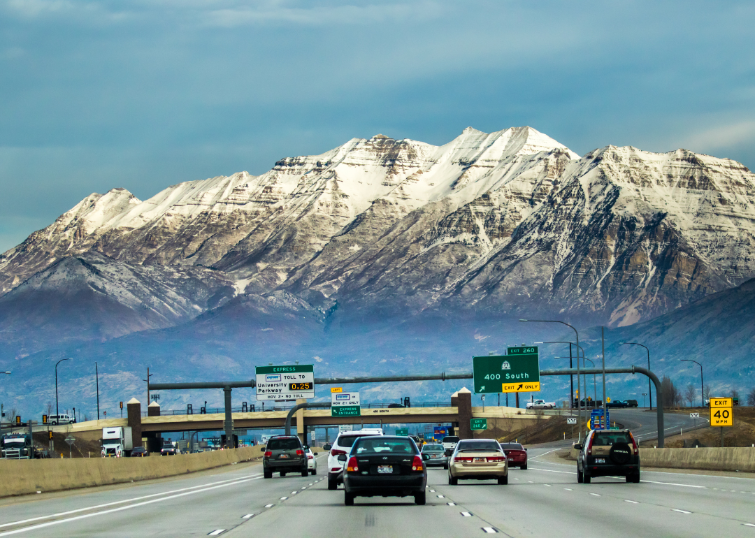 Interstate Highway 15 in Provo.