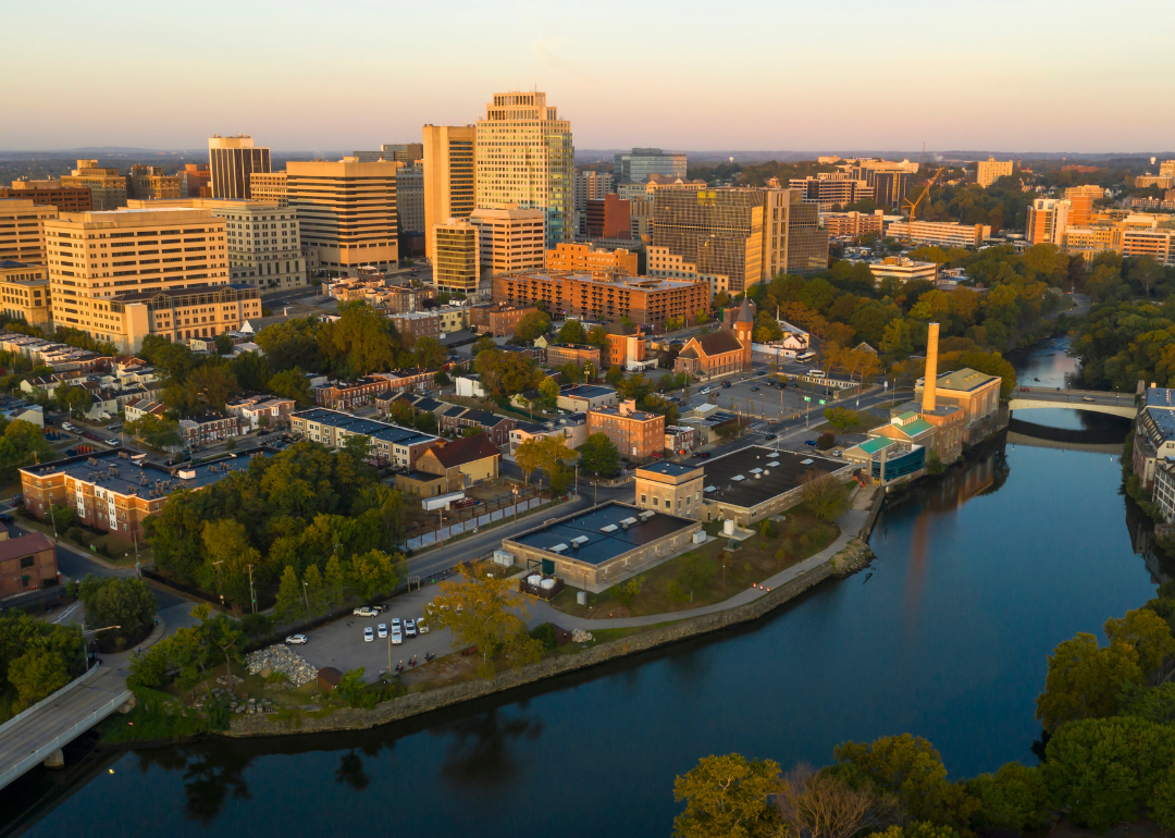 Wilmington as seen during late afternoon.