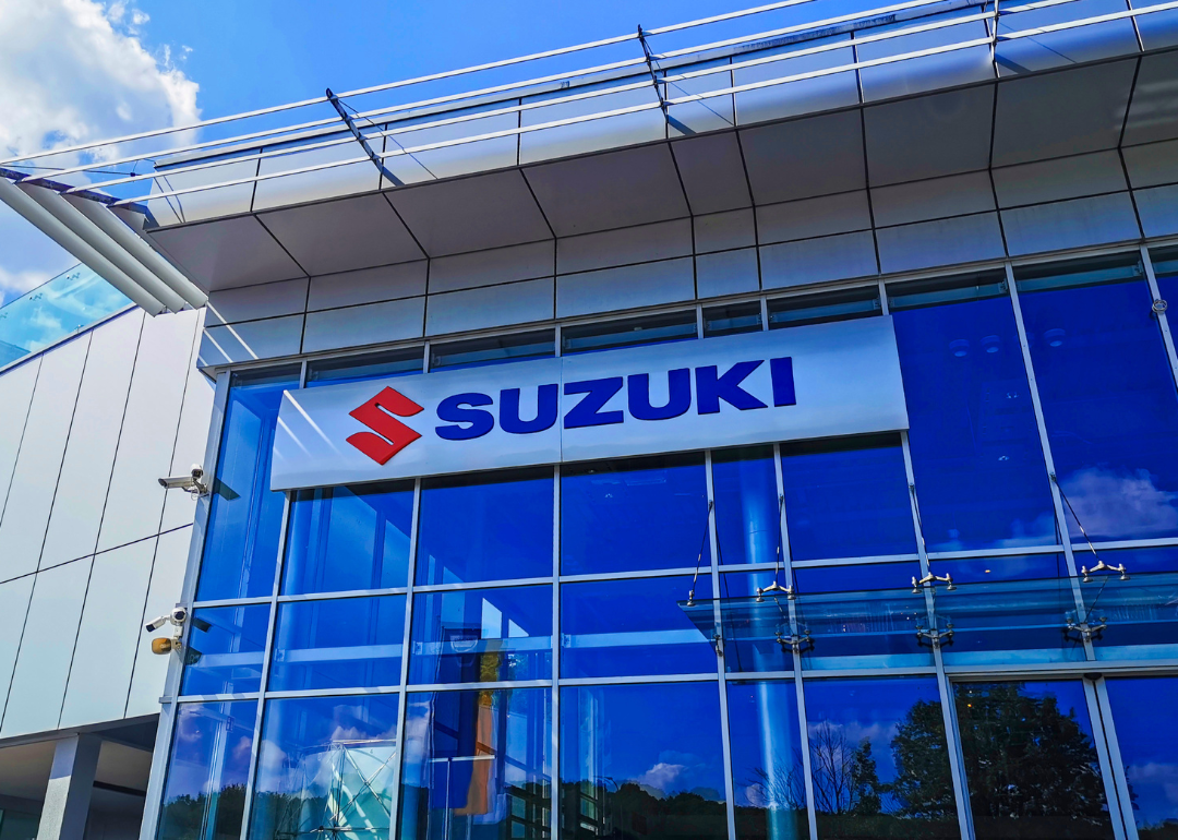 A Suzuki car showroom in Krakow, Poland.